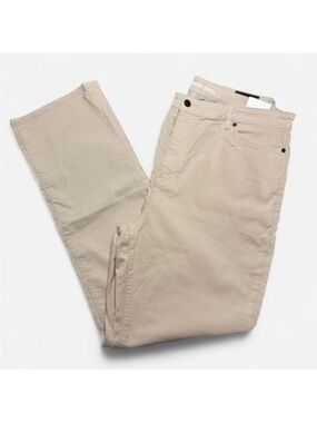 Lands' End Light Pink Corduroy High Rise Straight Leg Pants